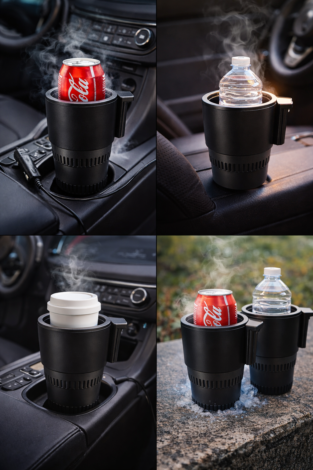 ThermaDrink™ – 2-in-1 Car Cup Cooler & Heater