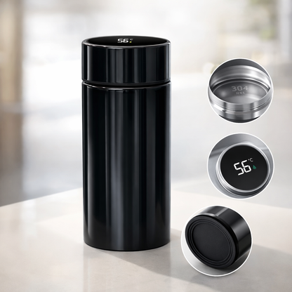 ThermaDrink™ Smart Temperature Display Thermos – 200ml